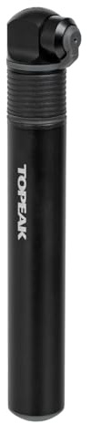 Topeak Two Timer XT 15700284 - Minibomba de Aluminio, Incluye Cartucho de CO2 y Herramienta sin cámara, Soporte para Marco, Compacto, 16 x 2,2 x 2,8 cm