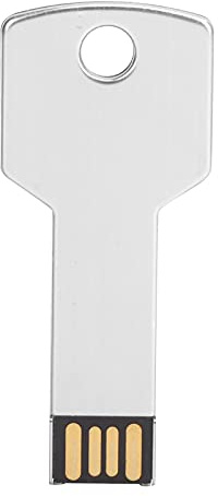 Cocoarm Llave USB con Forma de Llave, Memoria USB, Pendrive USB para Computadora y Auto, Transferencia Rápida, Diseño Plateado en Aleación de Aluminio para Almacenar Archivos, Fotos y (8GB)