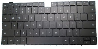 LIOZDMD Laptop-Tastatur für Huawei für MateBook X für Pro MACH-W19B MACH-W19C MACHR-W19L Mach-W19 MACH-W29 MACH-WAH9LP Englisch US/UK/FR/CZ/RU/JP Ersatzteile(United States US)