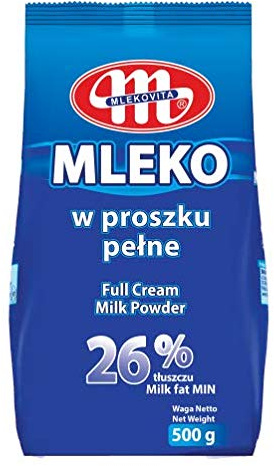 Mlekovita Vollmilchpulver 26% Fett Nettogewicht - 500g Beutel