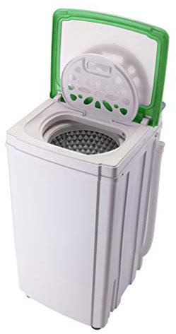 YXCKG Máquina Secadora, Secadora De Ropa 1280RPM, Centrifugadoras De Ropa, Tapa con Vidrio De Seguridad, Recogecable, Función De Temporizador, Capacidad De 14 Libras