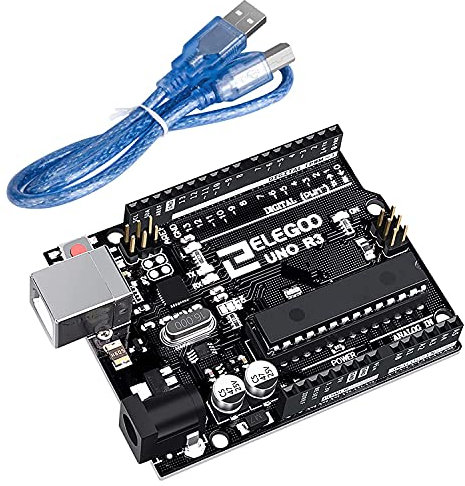 ELEGOO UNO R3 Board for Arduino with USB Cable(Arduino-Compatible) More Faster In Transfer Rates And Better At Storage And Operation