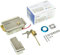 Serratura Elettrica da Applicare 12V Mano Destra Cilindro con 3 chiavi destrimani, 12 V, Chiusura Normale Fail-Secure, Acciaio Inox, Pulsante di sblocco YR-300