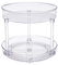 Amazon Basics Organizador de 2 bandejas giratorias, transparente, 22,9 cm de diámetro y 2 capas