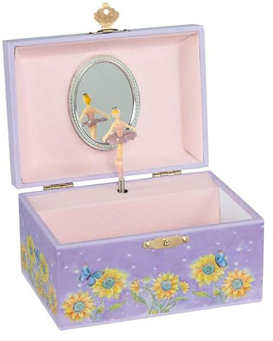 goki 15565 - Musikspieldose Elfe - Melodie: Schwanensee wunderschöne Schmuckschatulle