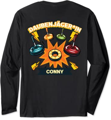 Daubenjägerin Conny Stockschütze Asphaltstock Stocksport Langarmshirt
