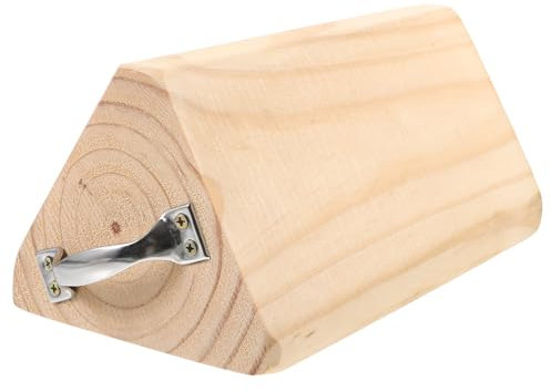 Supvox Rv Stabilizer Block Aus Holz Dreieckiger Unterlegkeil Für LKW Und Pkw rutschfest Langlebig Installieren Verhindert Fahrzeugbewegung Und Sorgt Für Stabilität