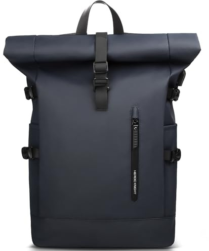 hk Sac à Dos Roll Top pour Ordinateur Portable 15,6 Pouces Extensible 27L
