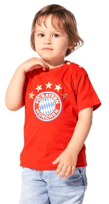 FC Bayern München | T-Shirt Essential| Baby Rot/Weiß, Rot oder Navy | Fußball