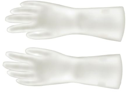 Beavorty 2pair Gloves Cleaning Mitts Dishwashing Gloves Kitchen Cleaning Mitts Soft Surface Oil-resistant