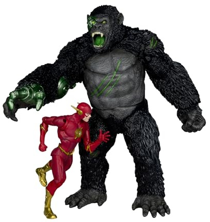 McFarlane DC Multiverse Actionfiguren 2er-Pack Flash vs. Titano 18 cm | DC Multiverse Comics Actionfigur, 17,8 cm, 2er-Pack – Titano vs The Flash