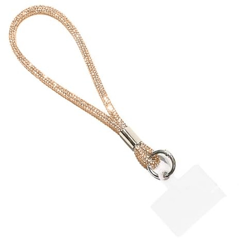 WOXJENA Cuerda Movil Colgar Wrist, Cordon para Movil de Correa de Muñeca, Collar para Teléfono Móvil de Mujer, con Parche de Cordón