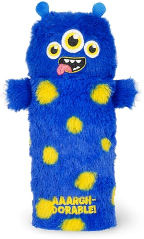 LEGAMI - Super weiches Federmäppchen, Monster-Motiv, weiches Federmäppchen, Karton mit Malvorlage inklusive, 100% Polyester, Super Soft Pencil Case.