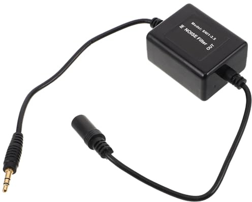 Toddmomy Soppressore di Ronzio per Impianto Audio Filtro Antirumore Aux Isolatore di Loop di Terra Cancellatore di Rumore per Autoradio Filtro Audio Passivo per Auto