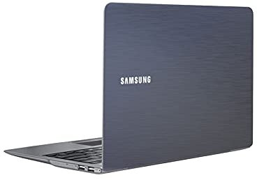 AlphaWraps Skin for SAMSUNG Series 5 Notebook NP535U3C Laptop | Brushed Titanium | Protective and Durable Vinyl Decal wrap Cover | Made in The UK