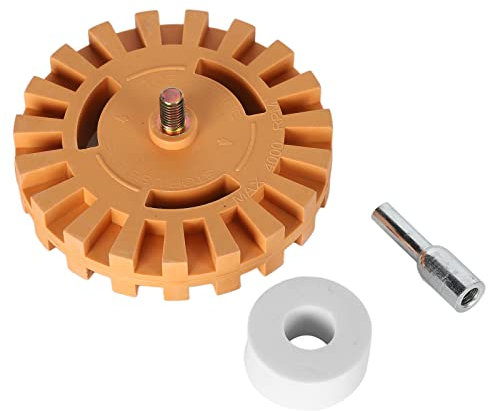 EVTSCAN 10,2 cm Aufkleber-Entferner, Gummi-Radierer, Auto-Aufkleber, pneumatisches Entfernungswerkzeug mit Adapter