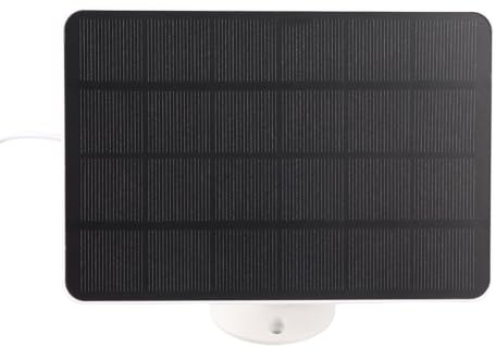 10W Solar Panel for Ring Video Doorbell for Google Nest, IP66 Waterproof Weather Resistant Outdoor with Bracket, Charging Cable, Time Saving Convenient Outdoor Camera Charger