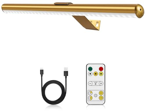 TINTINDOC picture light with remote control wireless lampe d'image à batterie pour mur avec télécommande lampe d'art rechargeable sans fil pour la peinture avec