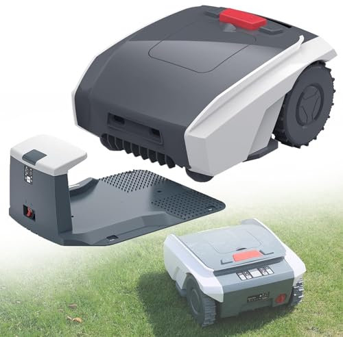 Eastnmythet Robot Tondeuse à Gazon Automatique avec Station de Charge, Hauteur de Coupe de 20 à 55 mm, avec contrôle APP et Planification des chemins