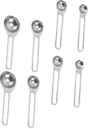 Cabilock Cucharas Medidoras Inoxidable 8 1 Para Hornear y Cocina De y Almacenamiento