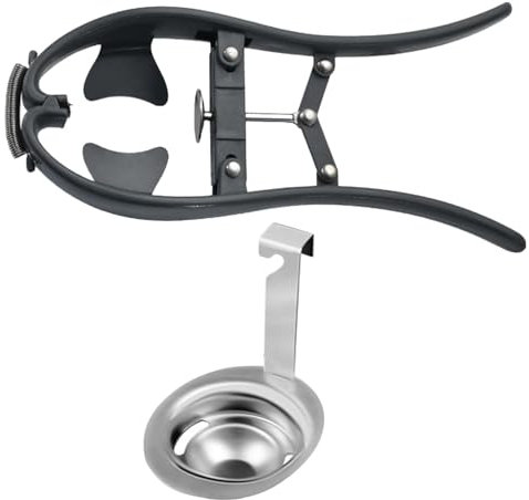 Duroecsain Cortador de cáscara de abridor de huevos, abrelatas de huevo | Cortador de huevo Cortador de huevo Separador de huevo crudo y huevo rápido,Herramienta de separación de huevos, gadgets de