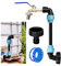 Robinet Ibc Col De Cygne De Cuve, Robinet Cuve 1000, 3/4 Pouces Adaptateur Ibc Avec Col De Cygne, Raccord Cuve Ibc Robinet Kit pour Réservoir D'eau De Pluie De 1000 L, Accessoires pour Tonneau De Plui