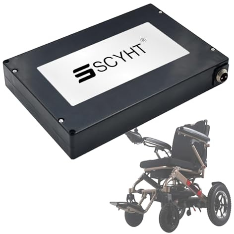 SSCYHT Batería de Litio 24 V, 10 Ah, 12 Ah, 16 Ah, 19,2 Ah, 21 Ah y 15 Ah Batería extraíble 24 V Baterías para sillas de Ruedas con BMS para Motores 200 W a 550 W,24v19.2ah gx20 Male