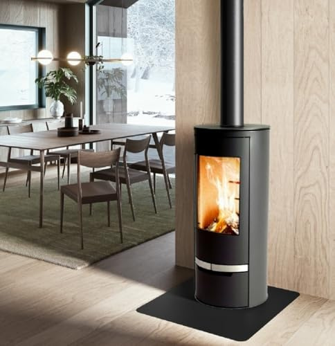 Panorama Kaminofen 7kW Holzofen XXL Runder Heizofen Ofen Kamin 56319 Design