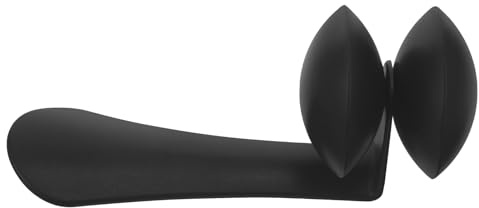 Homoyoyo Fuß Tamburin Sand Shaker Percussion Instrument aus Eisen und Kunststoff Schwarz Begleitfuß Glocke für Musikperformance