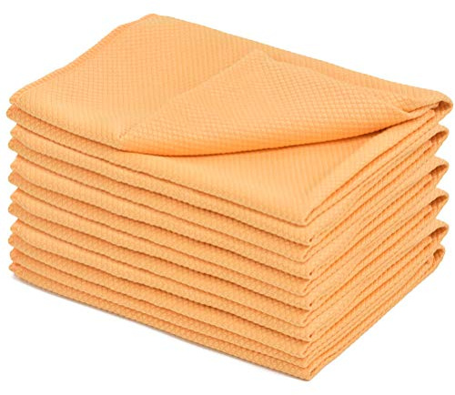 ATPWON 6PCS Microfibre Cloth Cleaning Cloth, Fish Scale Cleaning Cloth Wiping Cloth for Polishing Drying Washing Waxing, Dish Cleaning Cloth Kitchen Dusters Dusting Cloth Micro Fiber Cleaning Towels