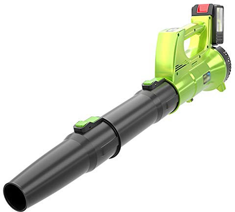 CYY Palmare Soffiatore per Foglie Senza Fili-Batteria al Litio da 21 V 5.8 Ah,per Soffiare Foglie Rimuovere Polvere,Spazzatrice Le Foglie Assiale Elettrico