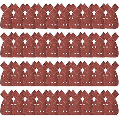 Black Decker Mouse Sanding Discs 40 Pack Palm Sander Sandpaper Mouse Sanding Sheets Assorted Grits 40/60/80/120 Fits Black and Decker Detail Hand Sander