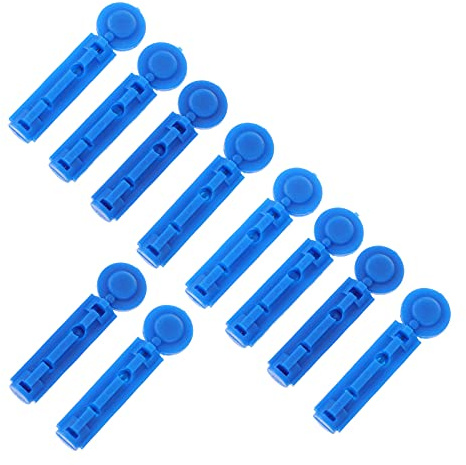 HEALLILY Lancetas Desechables de 200 Piezas para La Prueba de La Glucosa Y La Prueba de Sangre