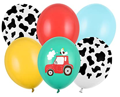 6 Stk. Luftballon Ø30cm Farm | Mix