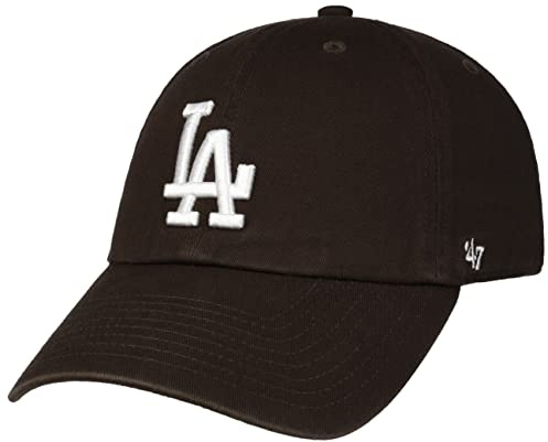 47 MLB Cap Baseball Clean Up Baserunner unstrukturierte Krone verstellbar NY LA kleines Logo Kappe
