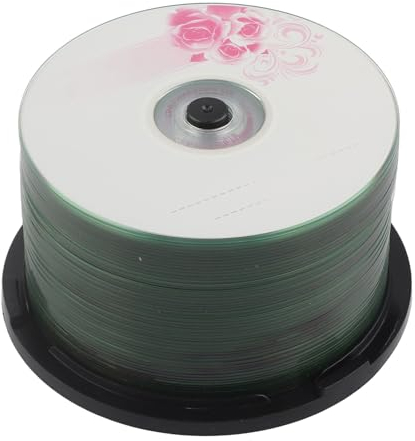 Tangxi Discos CD R en Velocidad 52X, Capacidad de 730 MB, Disco Grabable, CD en para Almacenar Imágenes Digitales, Datos Musicales, Velocidad de Grabación de 2 Minutos