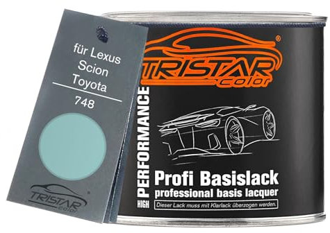 TRISTARcolor Autolack Dose spritzfertig für Lexus/Scion/Toyota 748 Light Aqua Opal Metallic Basislack 0,5L