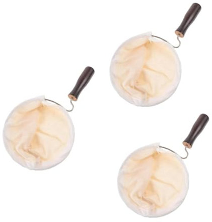 Cabilock 3 Piezas Bolsa De Filtro De Café Filtros Filtro De Café De Franela Filtrar Bolsa De Papel De Filtro De Café Maquina De Cafe Completamente Automatica Filtro De Cafe Mango De Madera