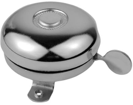 perfk Campanello per Bicicletta Mini Campanello per Bicicletta Forniture Attrezzature Ingranaggi Accessori per Ciclismo Classico per Sport all'Aria, Argento