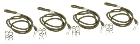 DOITOOL Llavero Retro Llavero De Cuerda Con Correa Etiquetas De Cuerda Con Cordón De a Antipérdida 5 piezas x 4