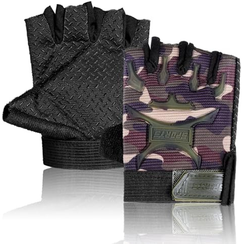 iplusmile 1 par de guantes deportivos de medio dedo para niños guantes de medio dedo para niños bicicleta montañismo al aire libre verde