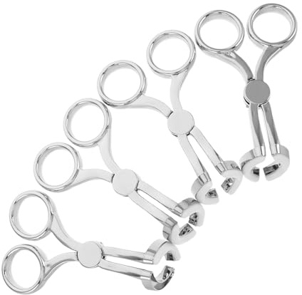 Aplicador de Lentes de Contacto 4 Piezas de Plástico y Silicona | Viaje y Uso Diario, Agarre Ergonómico, Reutilizable, Color Plata, para Usuarios de Lentes de Contacto