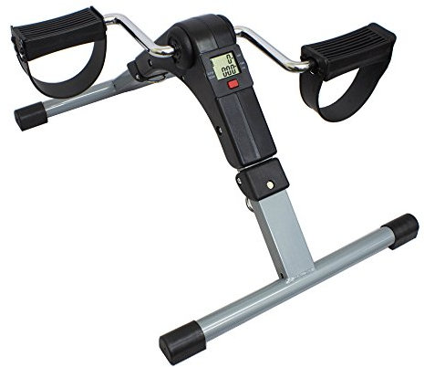 Komodo Pedal Exerciser with Digital Display with Adjustable Resistance - Mini Exercise Bike for use while Sitting on a Chair