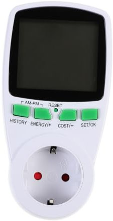 Veemoon Messbuchse Monitore Digitaler Leistungsmonitor Energiezähler Steckdose Für Stromzähler Stromverbrauch Monitor Stecker Intelligent Elektronisches Bauteil Produkt