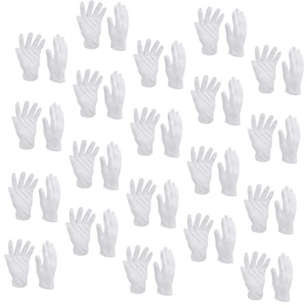 BESTonZON 24paare Baumwoll- -handschuhe Komfortable Dicke Schutz-handschuhe Für Verschiedene Anwendungen Für Gartenarbeit Und