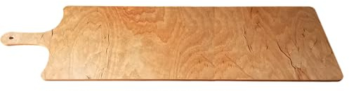 Tagliere legno pizza al metro professionale per ristorante CM 115X32 vassoio antipasti grigliate fritture di pesce catering idoneo all'uso alimentare