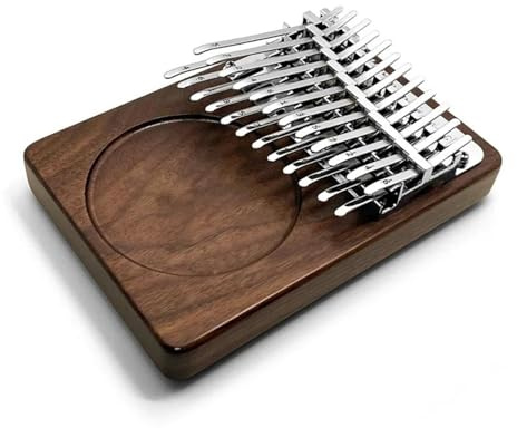 Kalimba 24 Tasten Chromatische Tasten Daumenklavier Musikinstrument Fingerklavier