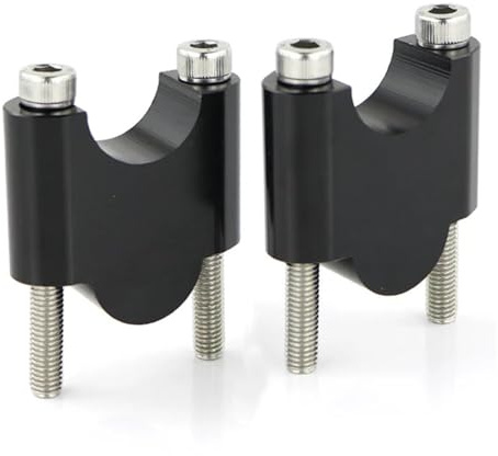 Handlebar Riser Kit Handlebar Riser Motorcycle 22 Mm 7/8 Handlebar Universal Bars Riser Clamp(Black Riser 40mm)