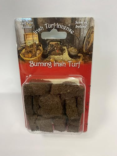 Irish Turf Incense with Hearth Burning Turf Fire