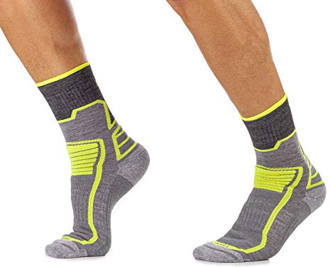 MICO CALZE TREKKING Corte Medium, Maglia in Micotex + fibra LYCRA, 100% Made in Italy, Natural Merinos, Ultraleggere, Unisex per Uomo e per Donna Sportivi (Taglia 38-40)
